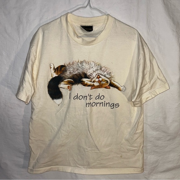 Marshlands Canada Other - Vintage Marshlands Canada Cat T-Shirt - "I don't do mornings."